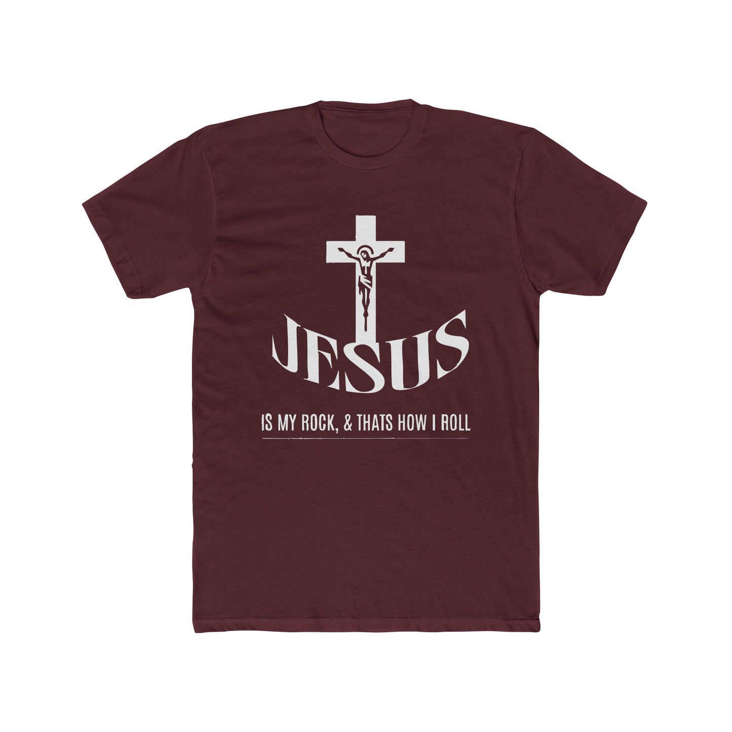 Jesus is My Rock and That’s How I Roll T-Shirt Faith with a Fun Twist