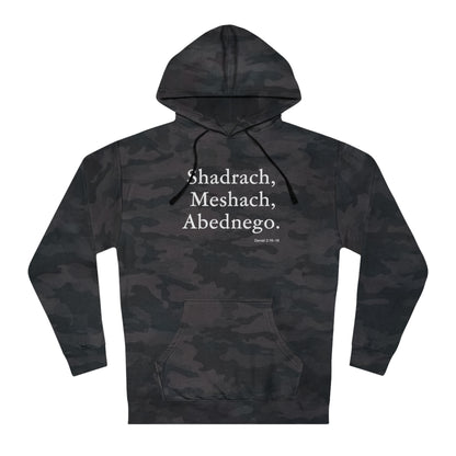 Faith in the Fire Unisex Hoodie Shadrach, Meshach, Abednego