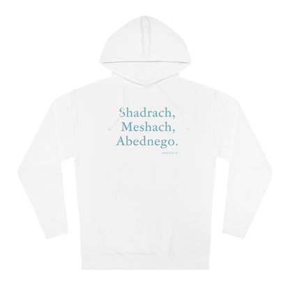 Faith in the Fire Unisex Hoodie Shadrach, Meshach, Abednego