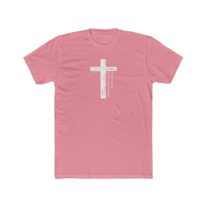 Faith T-Shirt We Love Because He First Loved Us Unisex Cotton Crew Tee